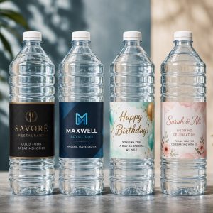 Customised Label Bottles in Various Sizes